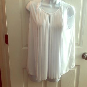 Semi sheer white top